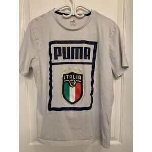 Puma Italia FIGC logo White T Shirt Men’s Large